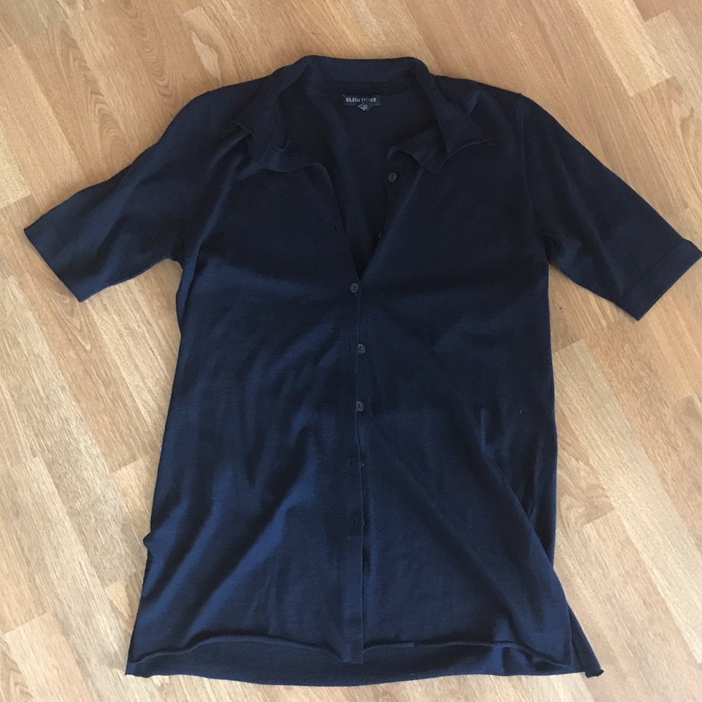 Short sleeved Eileen Fisher sweater